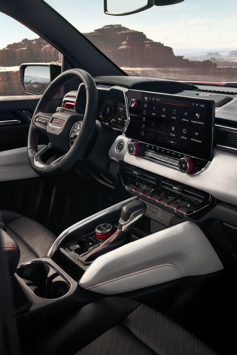 2026 GMC Canyon infotainment system at Panhandle Auto-Group in Sidney NE